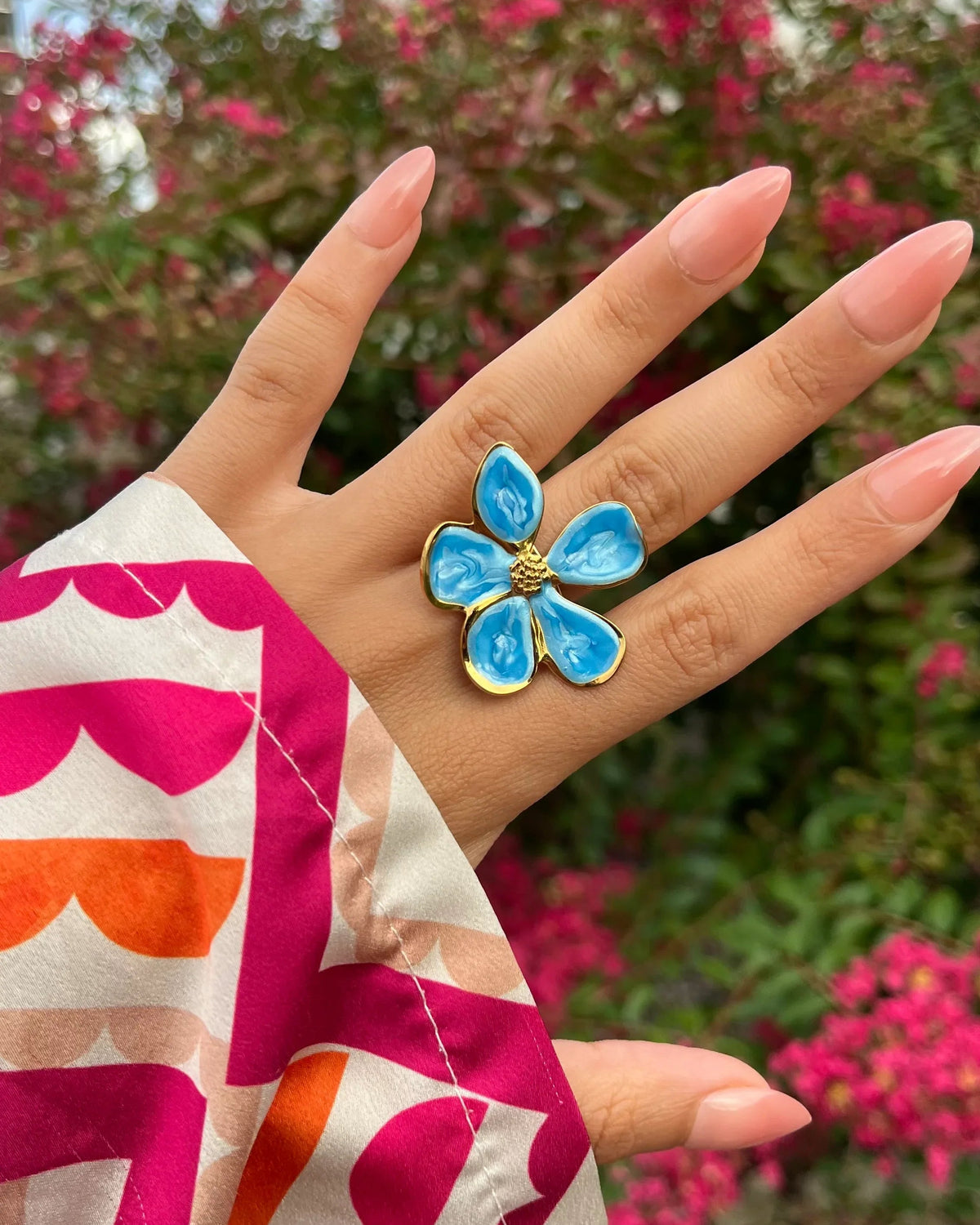 Bague "ROSY" · Bleue - Bleu Saphir