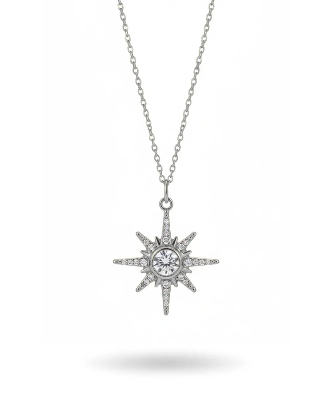 Collier "ETOILE" - Bleu Saphir