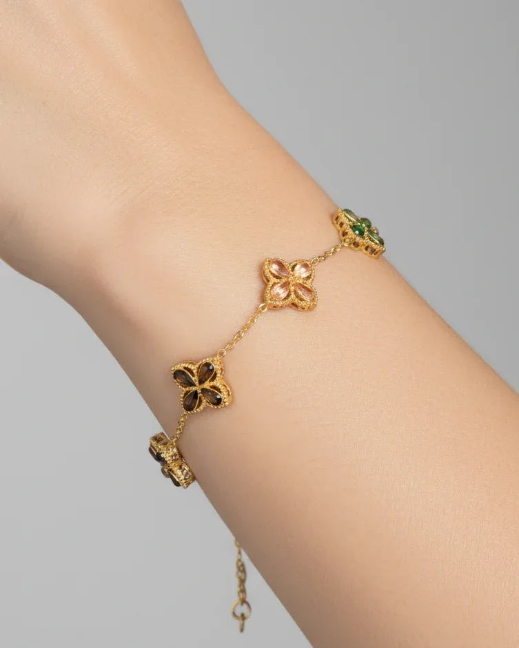 Bracelet "KYLIE" - coloré - Bleu Saphir