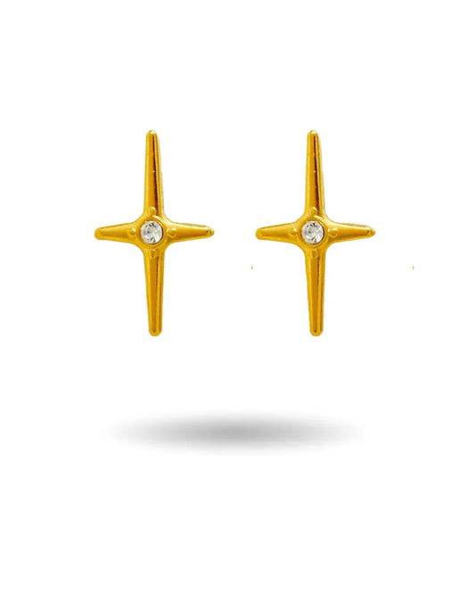 Boucles d'oreilles "ESTHER" - Bleu Saphir