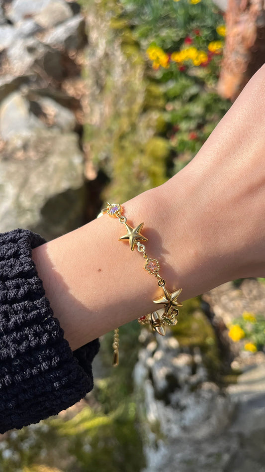 Bracelet "ELISSA" - Bleu Saphir