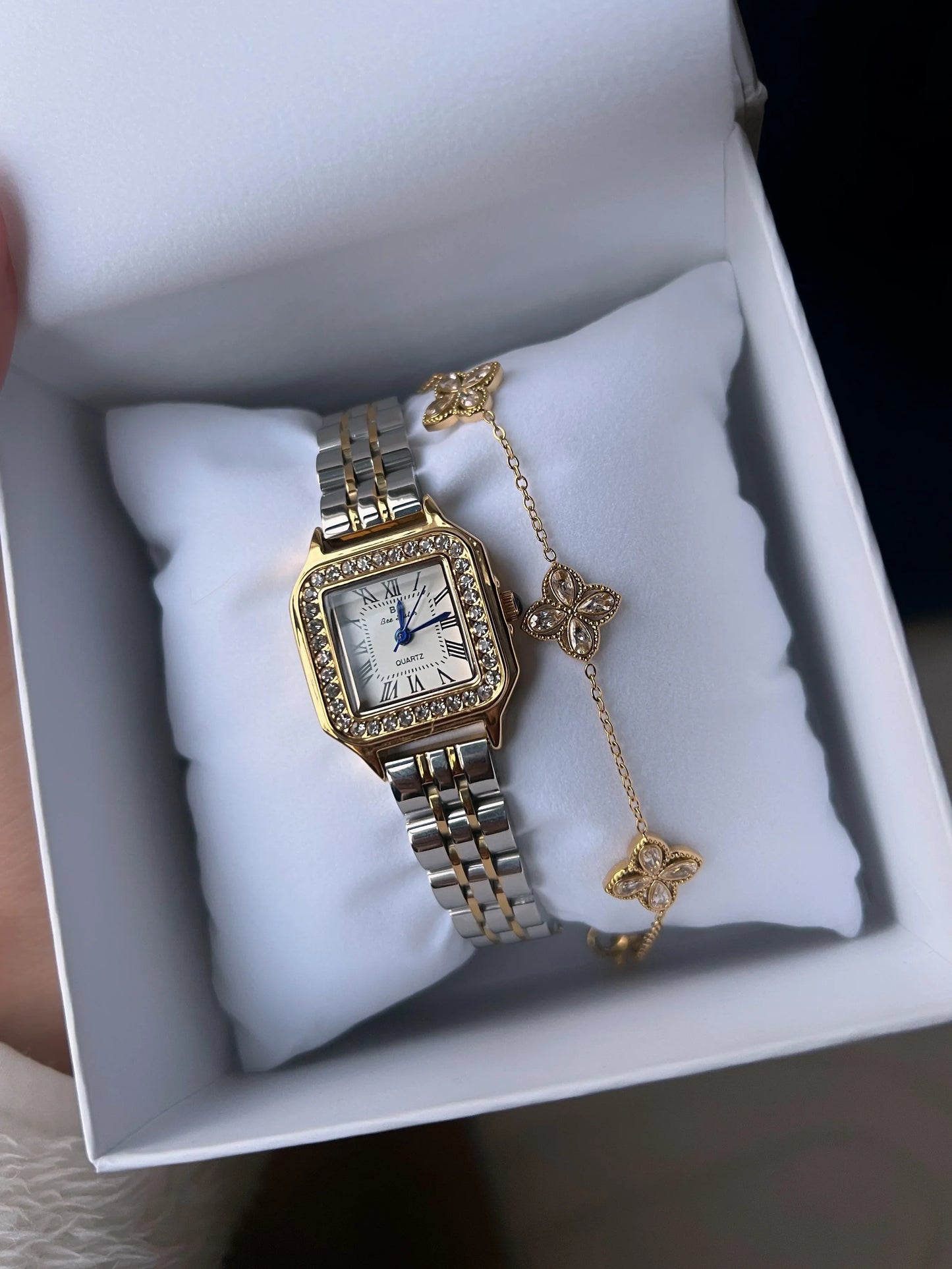 COFFRET MONTRE « HUDA » - Bleu Saphir