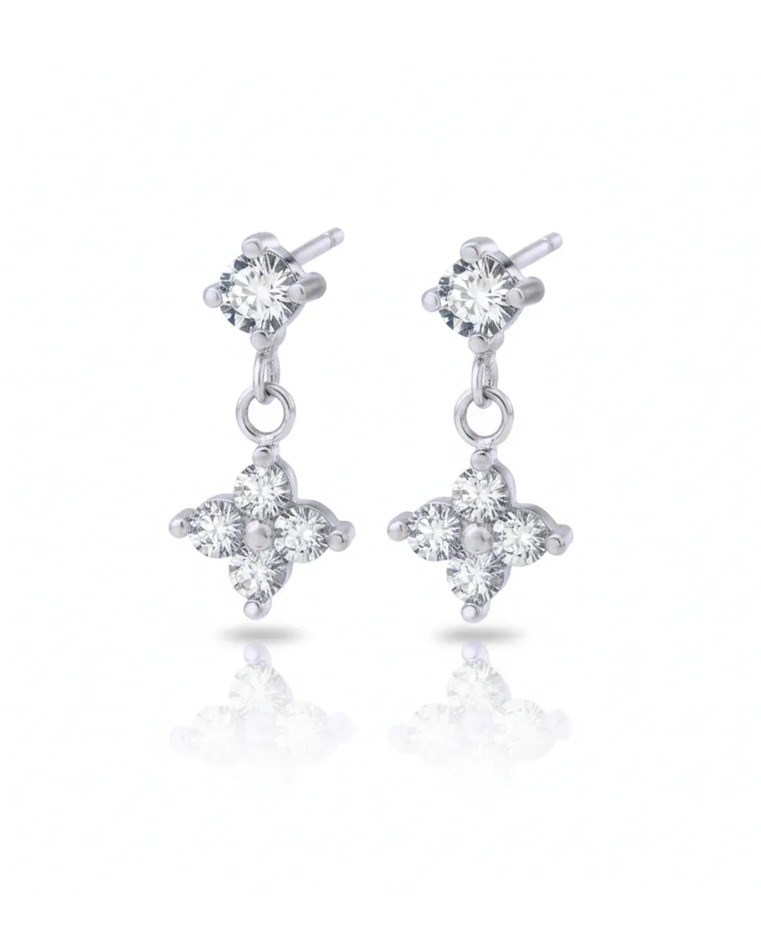 Boucles d'oreilles "EMY" - Bleu Saphir