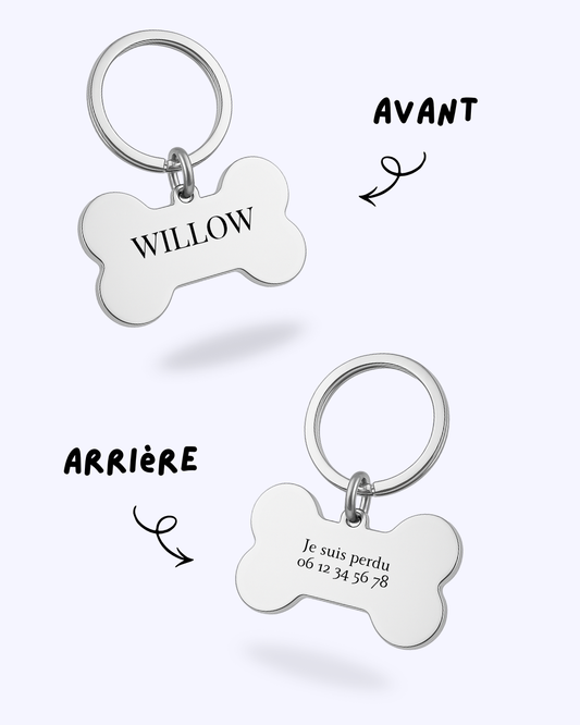 "COMPAGNON" - Médaille pour chien gravée