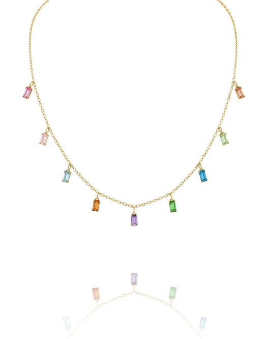 Collier "SWAN" - Bleu Saphir