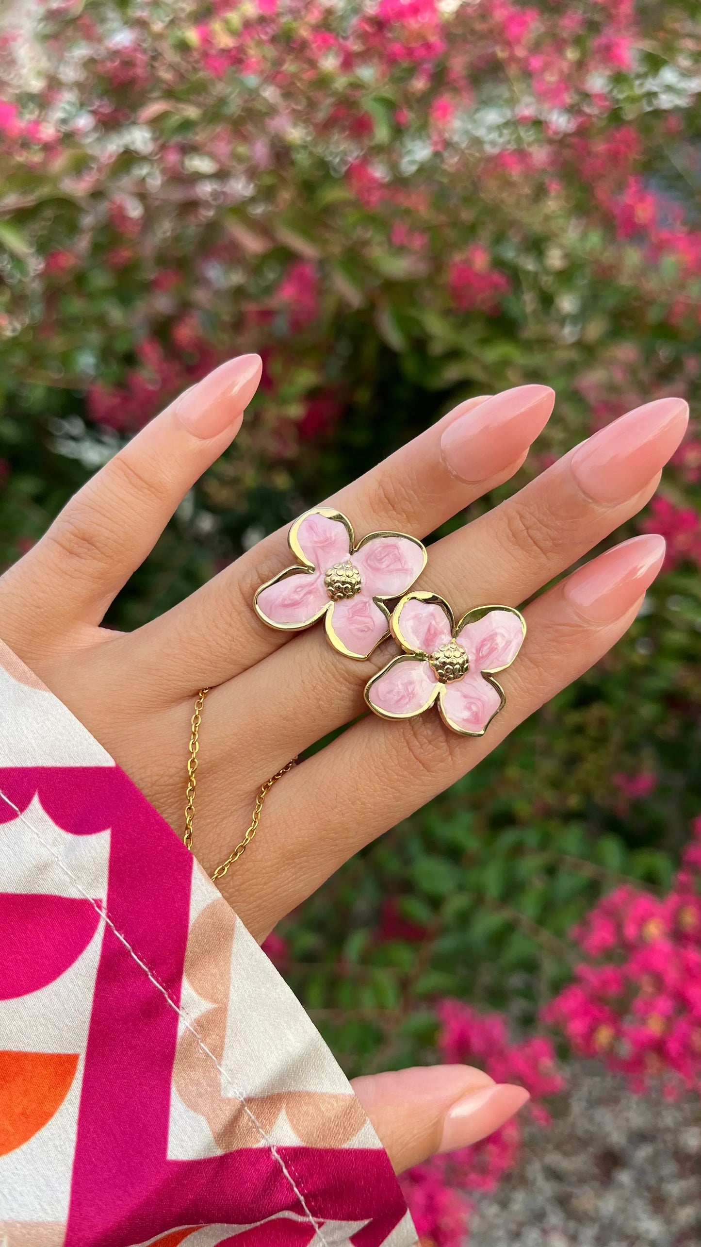 Boucles d'oreilles "LILA" · Violet - Bleu Saphir