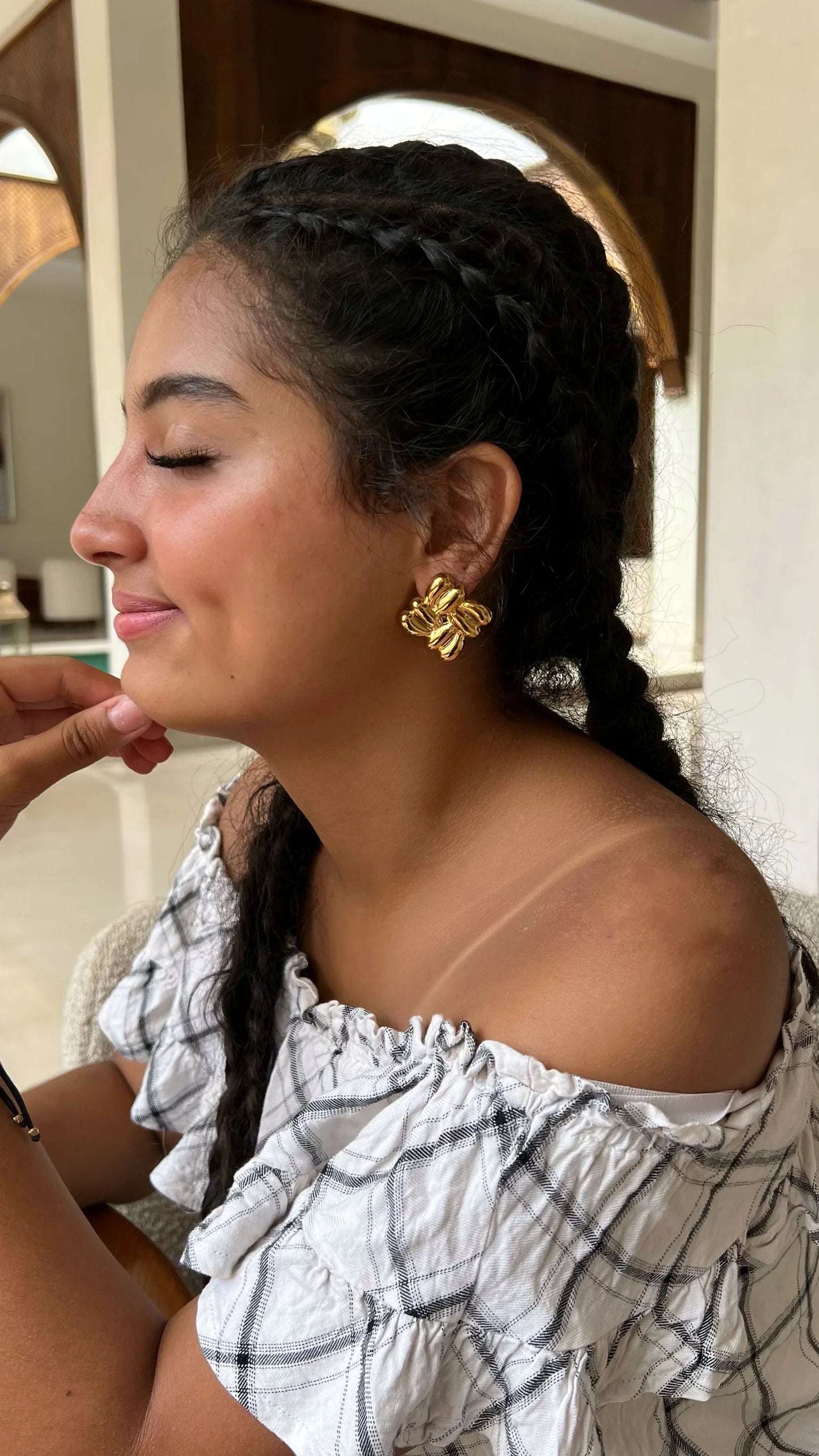 Boucles d'oreilles "HEARTBREAKER" - Bleu Saphir