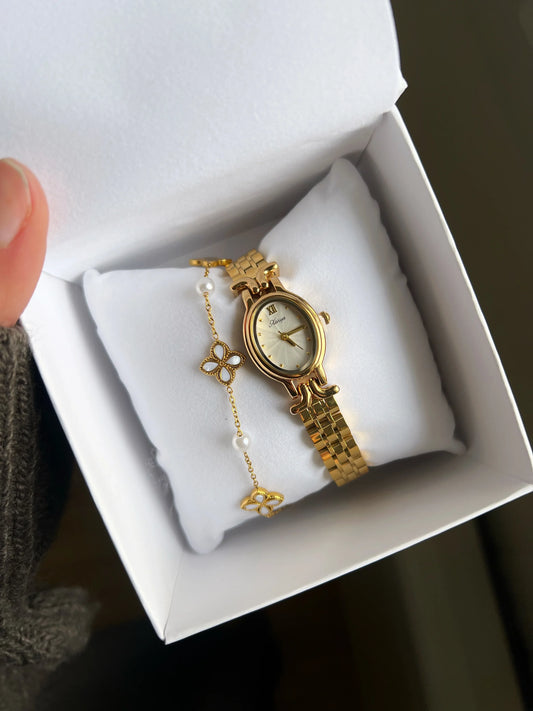 Coffret Montre « DANTY » - Bleu Saphir