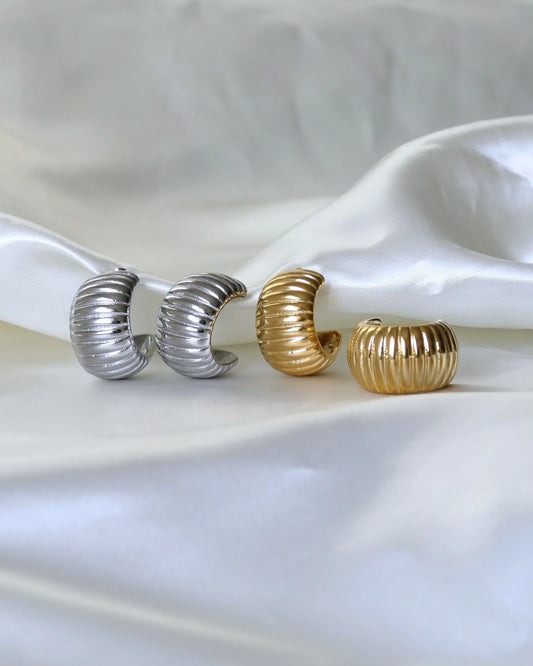 Boucles d'oreilles "DALIA" - Bleu Saphir