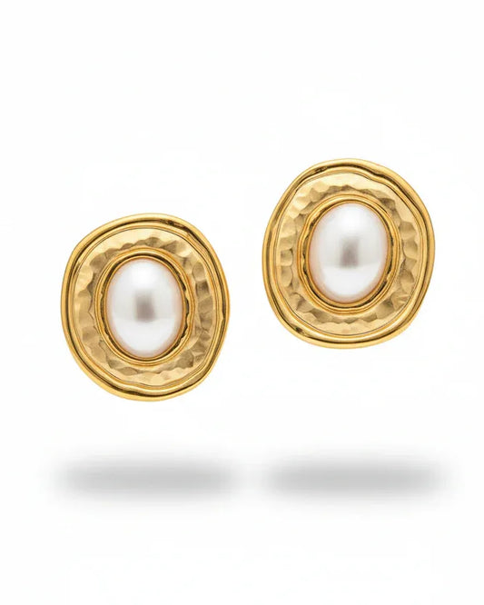 Boucles d'oreilles "BRIGET" - Bleu Saphir