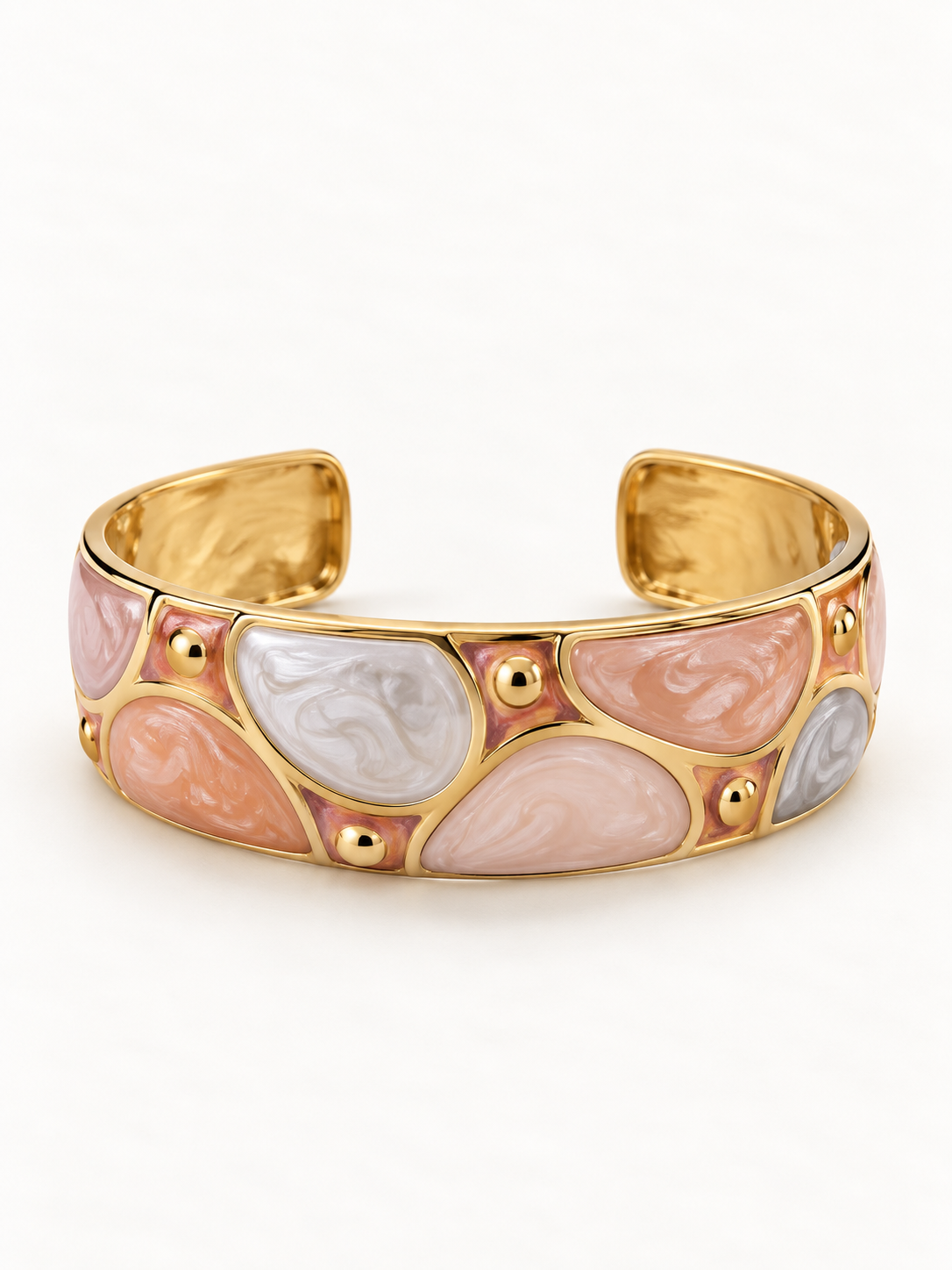 Bracelet Jonc "HORTENSE" · Orange