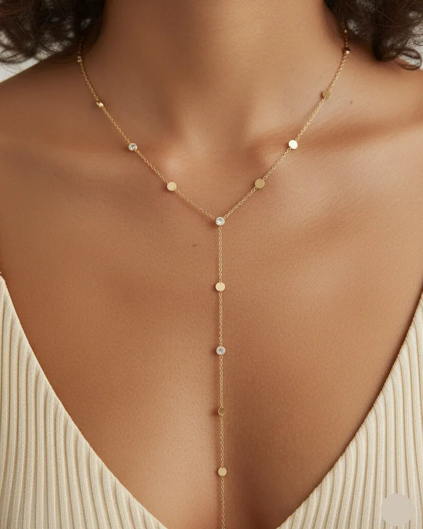 Collier "DELICE" - Bleu Saphir