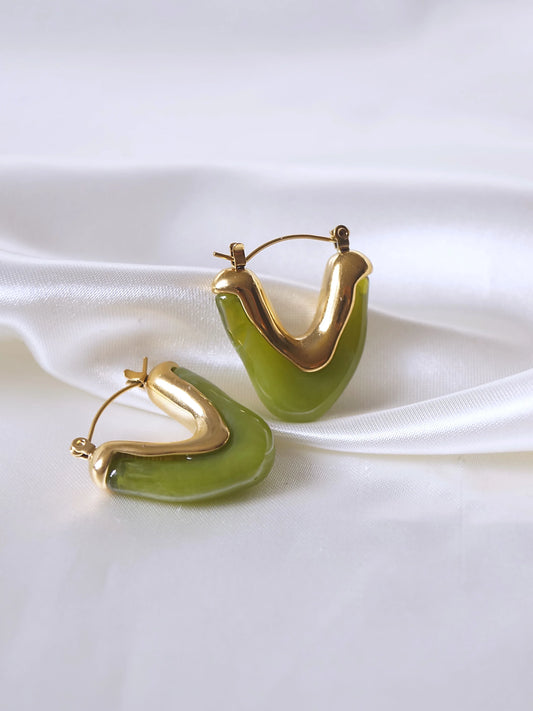 Boucles d'oreilles "LISBOA" - Bleu Saphir