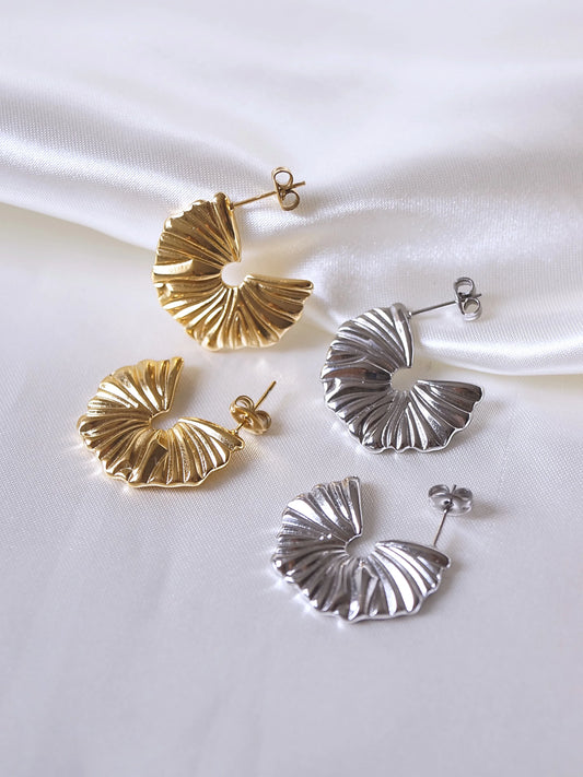 Boucles d'oreilles "NOLI" - Bleu Saphir