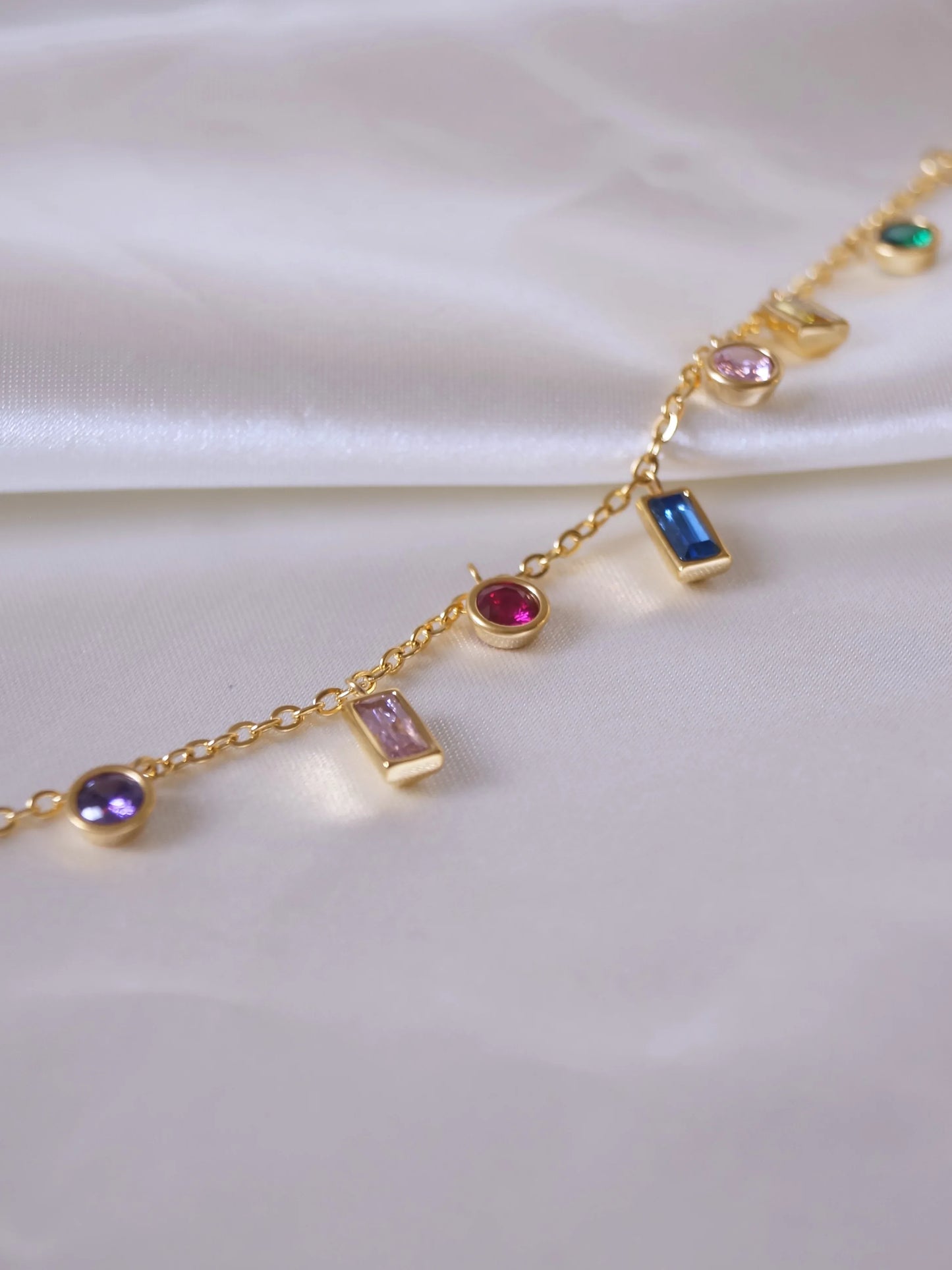 Bracelet "TULE" - Bleu Saphir