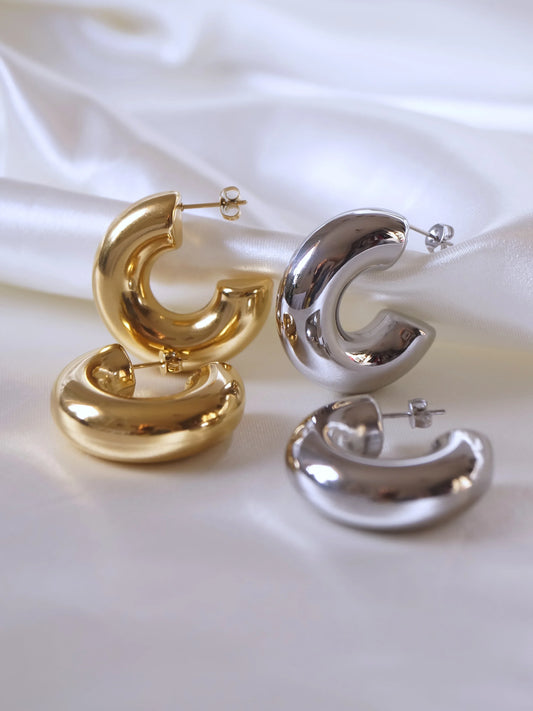 Boucles d'oreilles "LANA" - Bleu Saphir