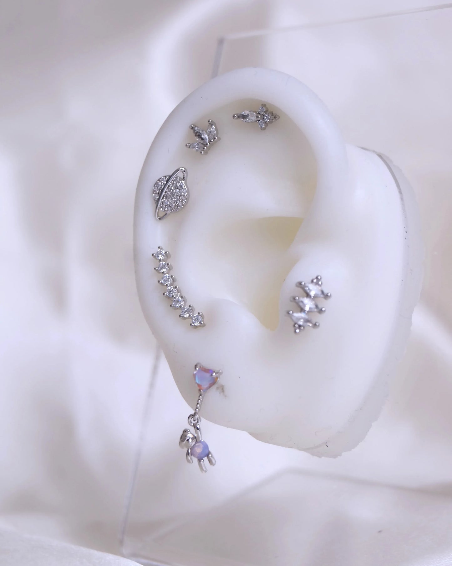 Piercing "GEORGIA" - Bleu Saphir