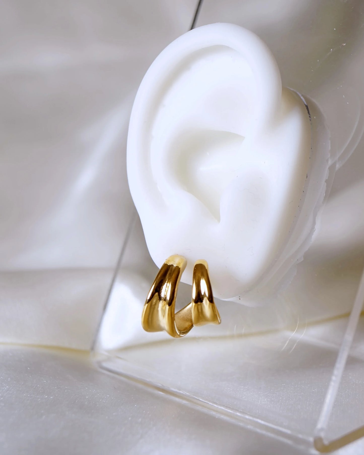 Boucles d'oreilles "JASMINE" - Bleu Saphir