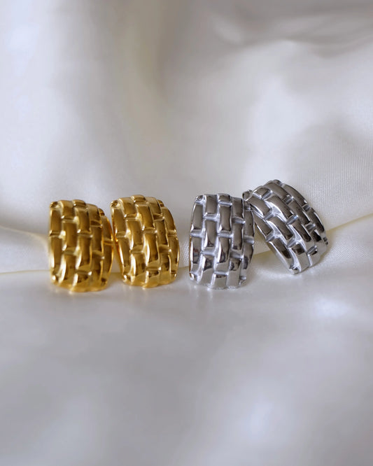 Boucles d'oreilles "NOUMÉA" - Bleu Saphir