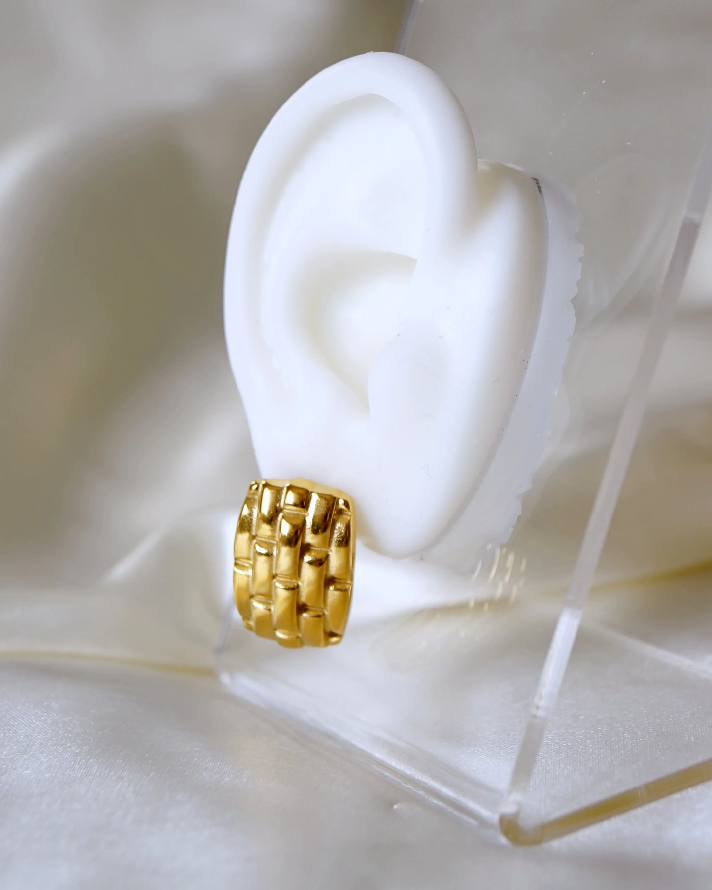 Boucles d'oreilles "NOUMÉA" - Bleu Saphir