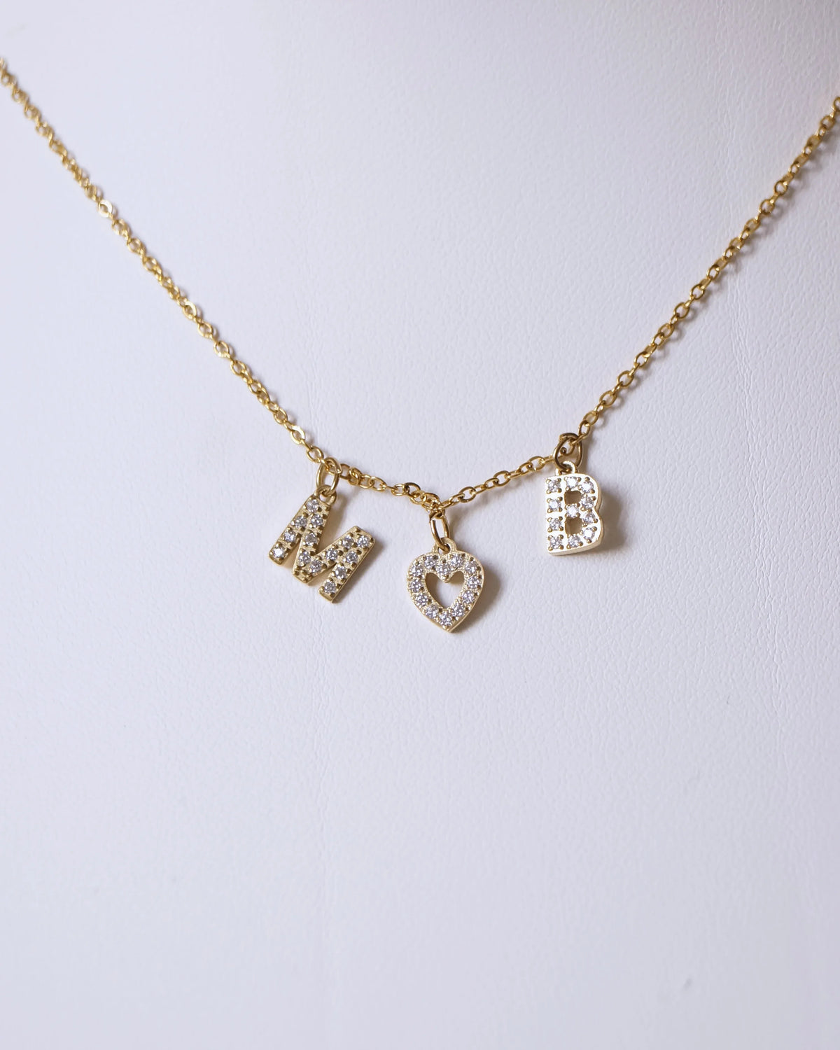 Collier "Toi & Moi" • Collier personnalisé - Bleu Saphir