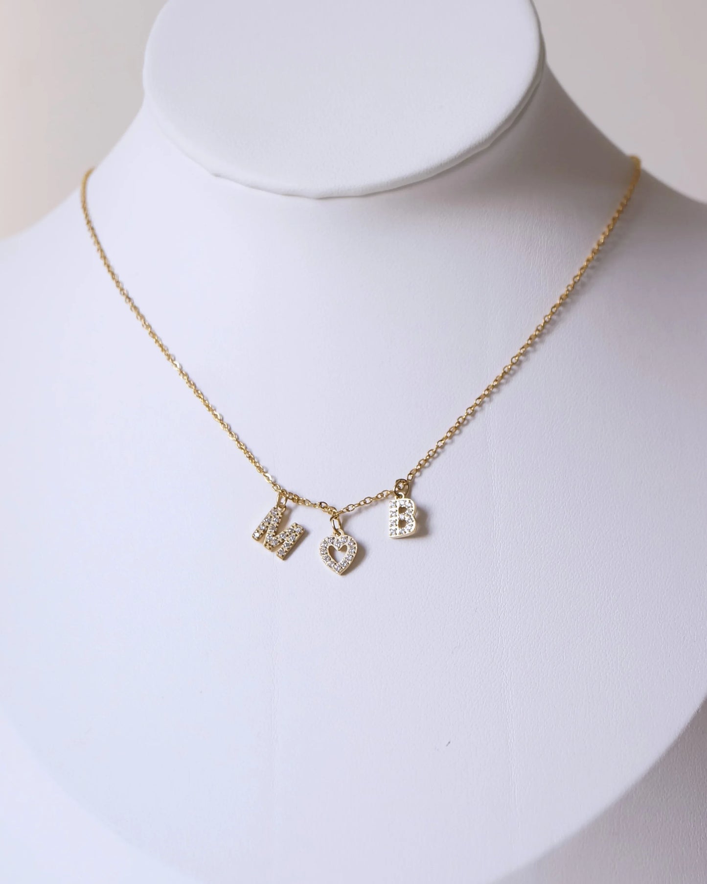 Collier "Toi & Moi" • Collier personnalisé - Bleu Saphir