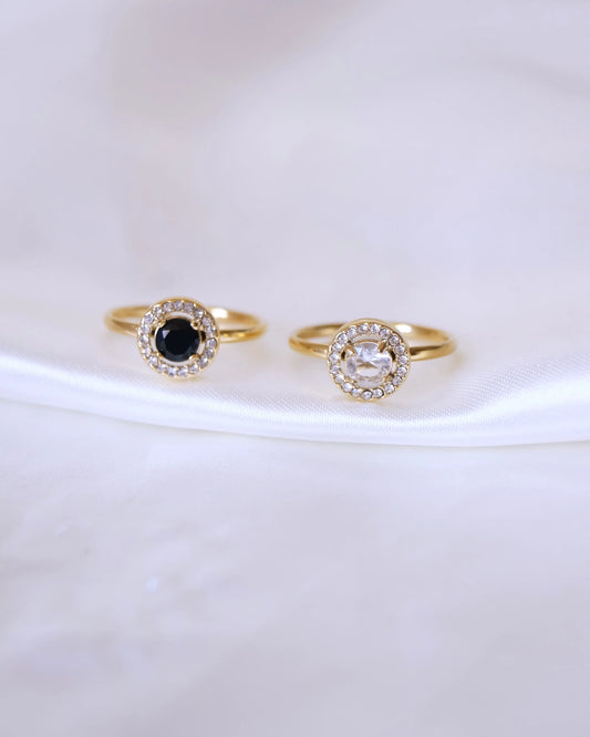 Bague "ASHLEY" - Bleu Saphir