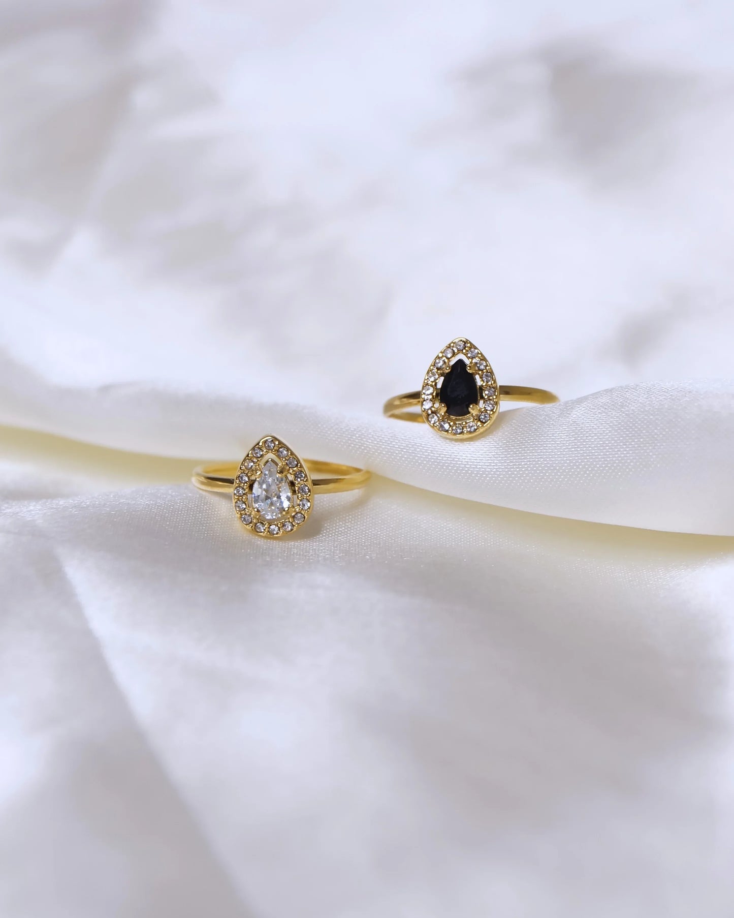 Bague "REINA" - Bleu Saphir