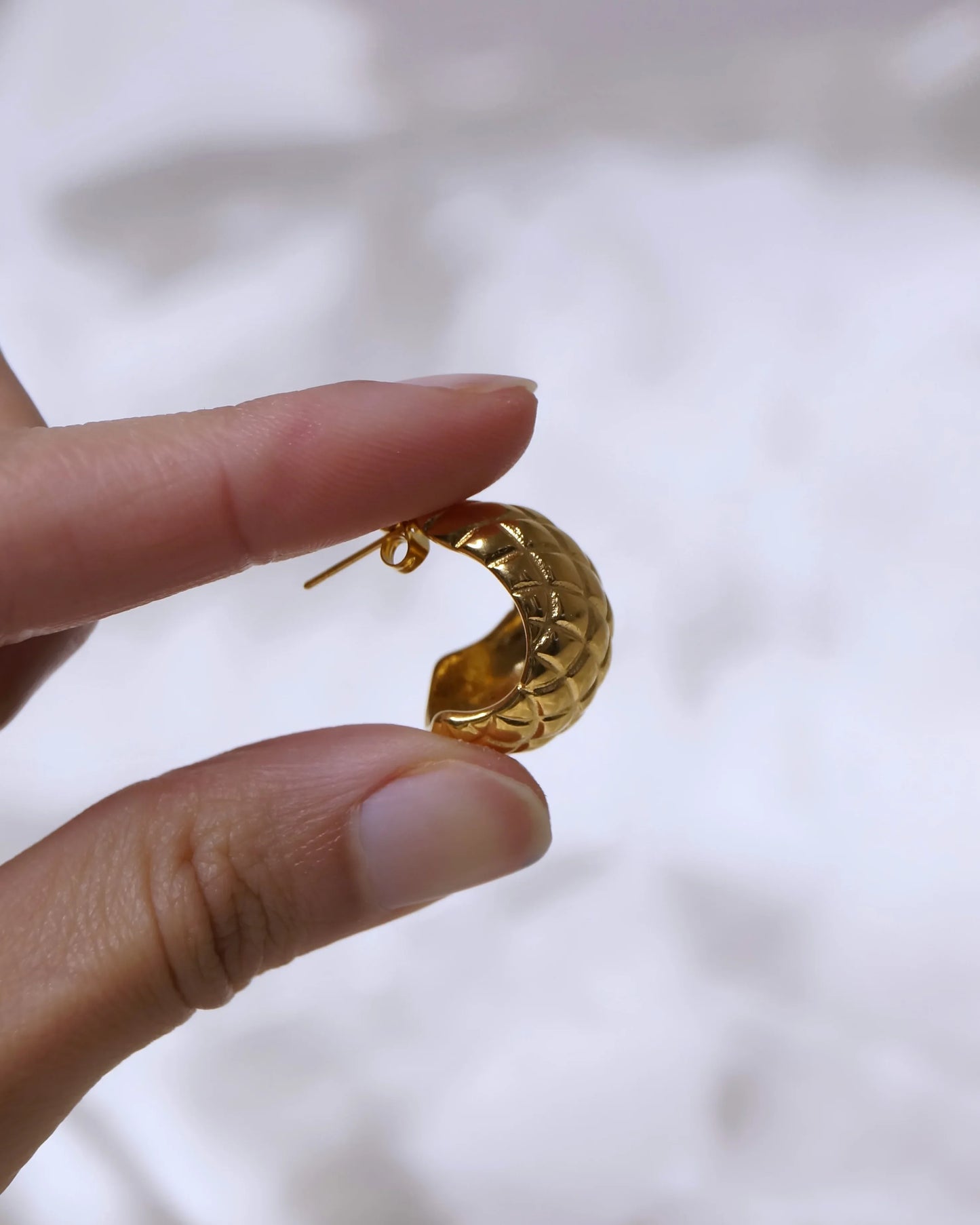 Boucles d'oreilles "NADOR" - Bleu Saphir