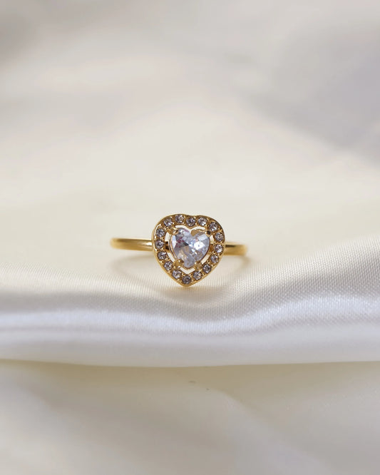 Bague "FALLING" - Bleu Saphir