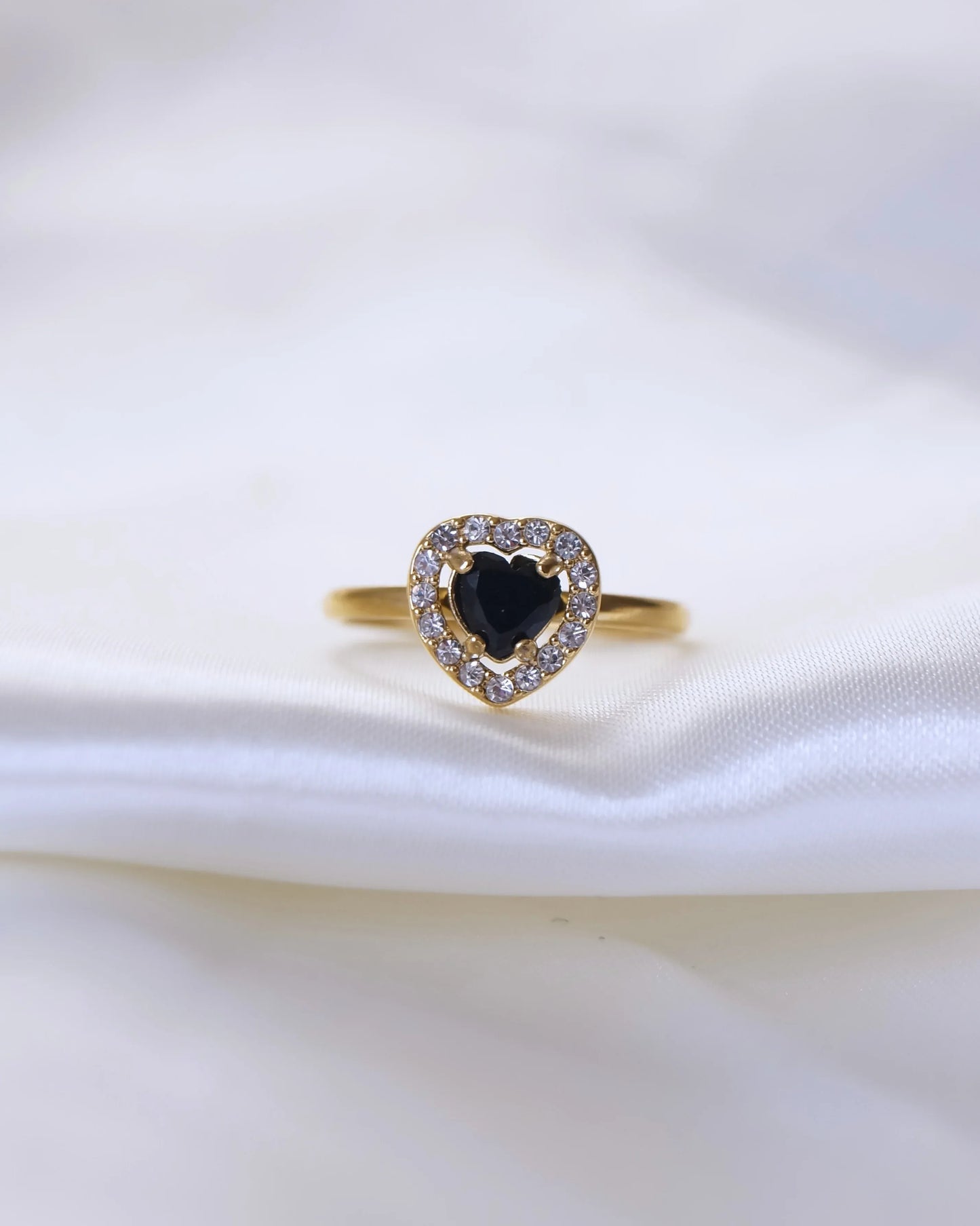 Bague "FALLING" - Bleu Saphir