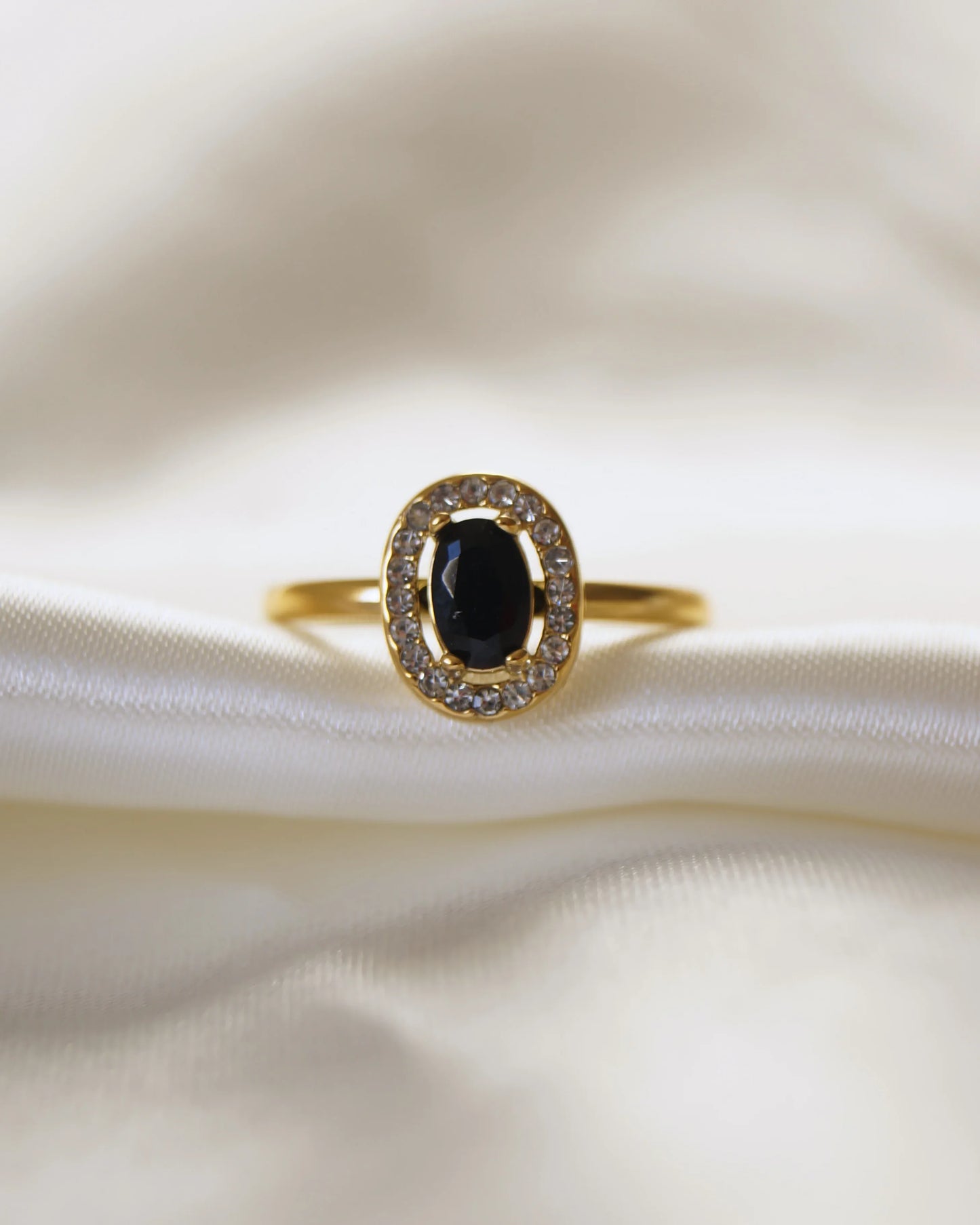 Bague "BENDETTO" - Bleu Saphir