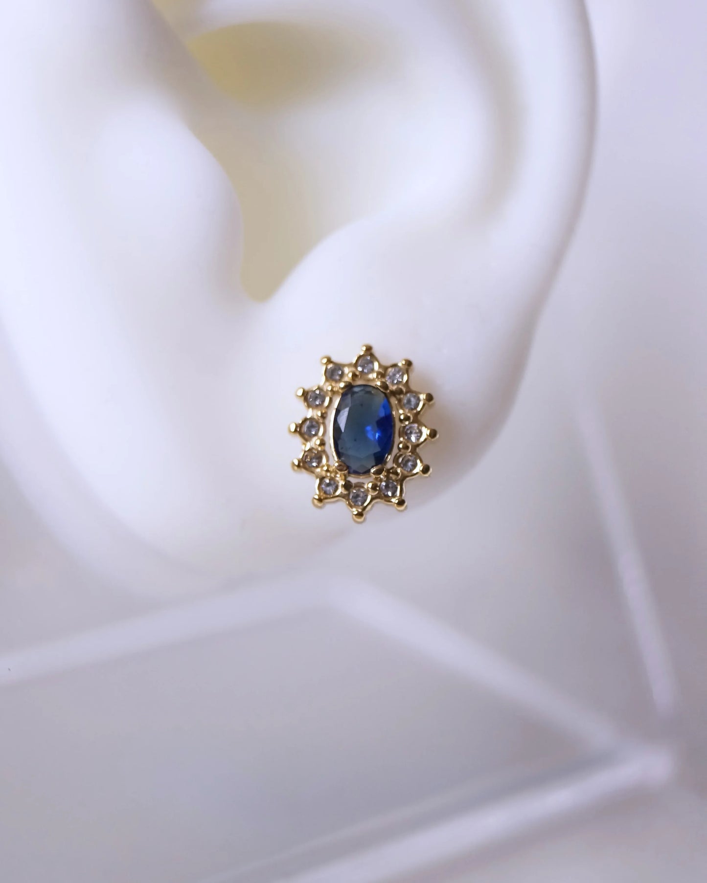 Boucles d'oreilles "BUCKINGHAM" · Bleues - Bleu Saphir