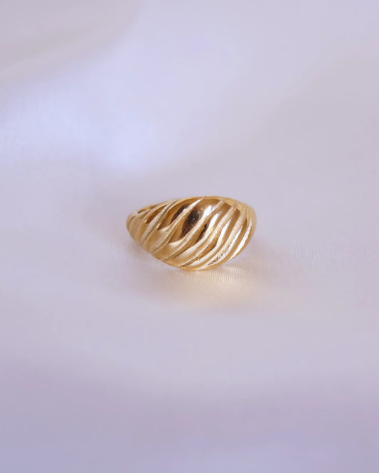 Bague "PARIS" - Bleu Saphir