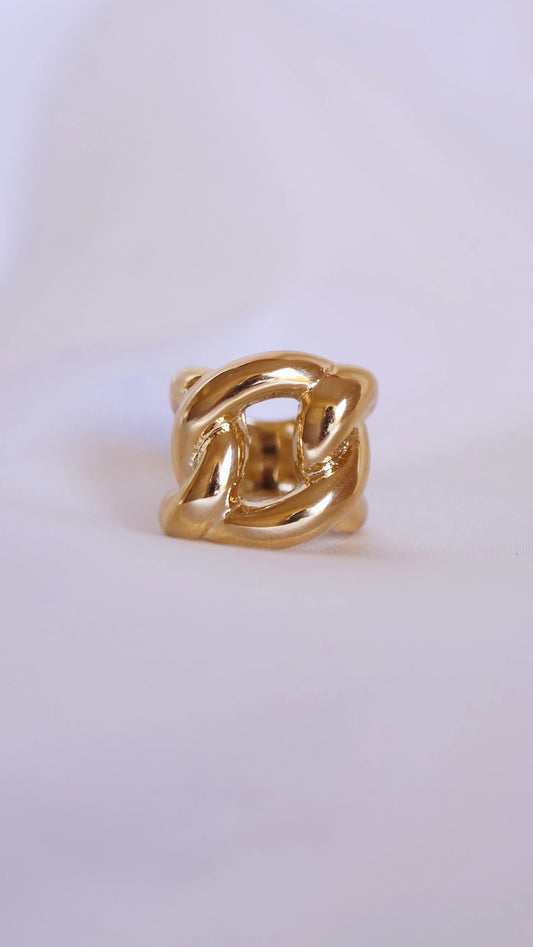 Bague "EMIRA" - Bleu Saphir