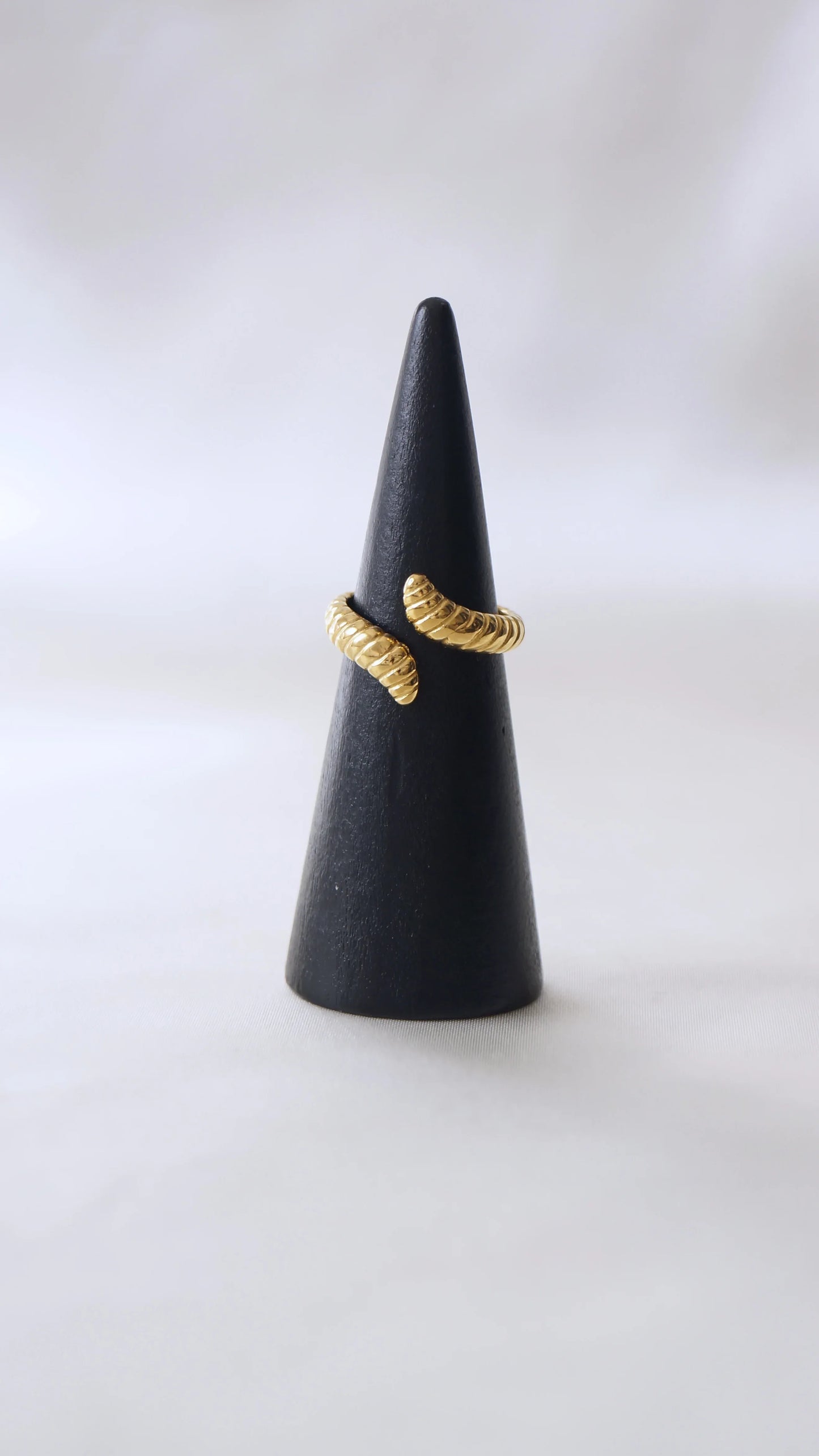 Bague "TORSADE" - Bleu Saphir