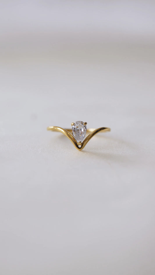 Bague "TATIANA" - Bleu Saphir