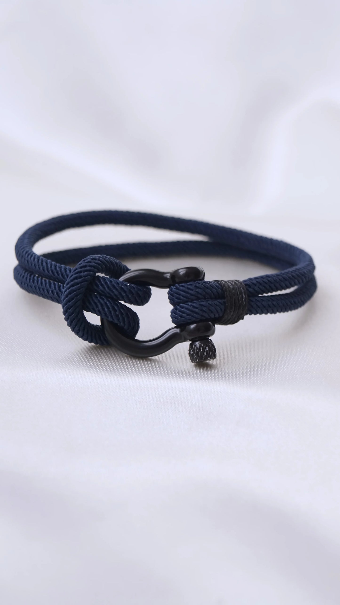 Bracelet "MARIN" · Bleu marine - Bleu Saphir