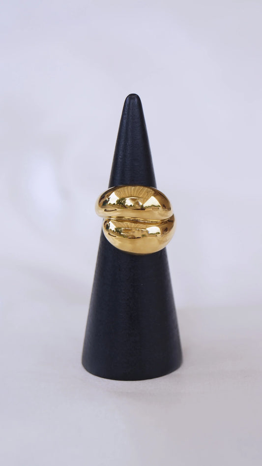 Bague "FALL" - Bleu Saphir