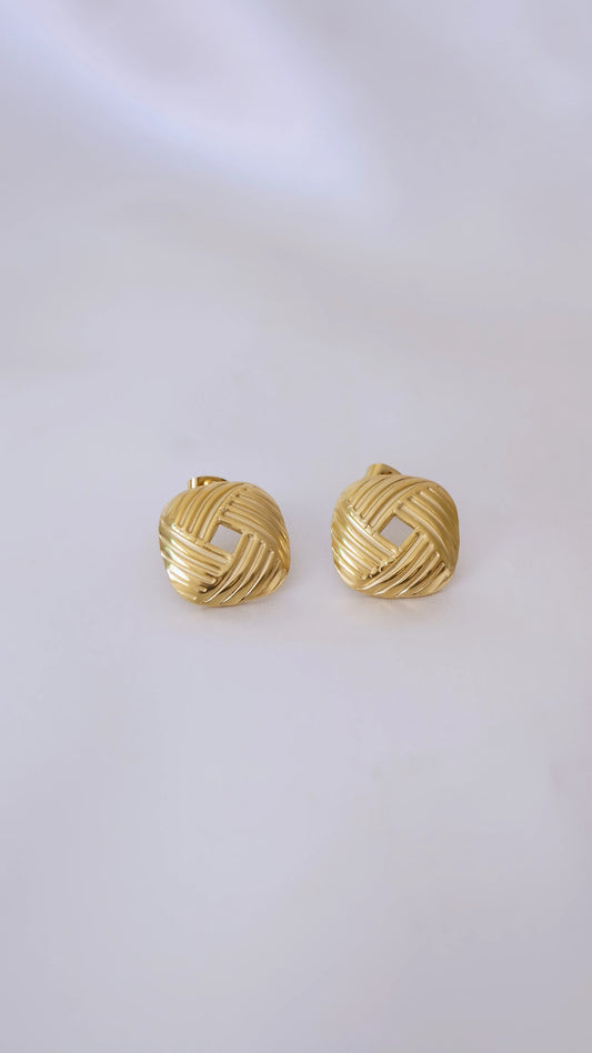 Boucles d'oreilles "KATE" - Bleu Saphir