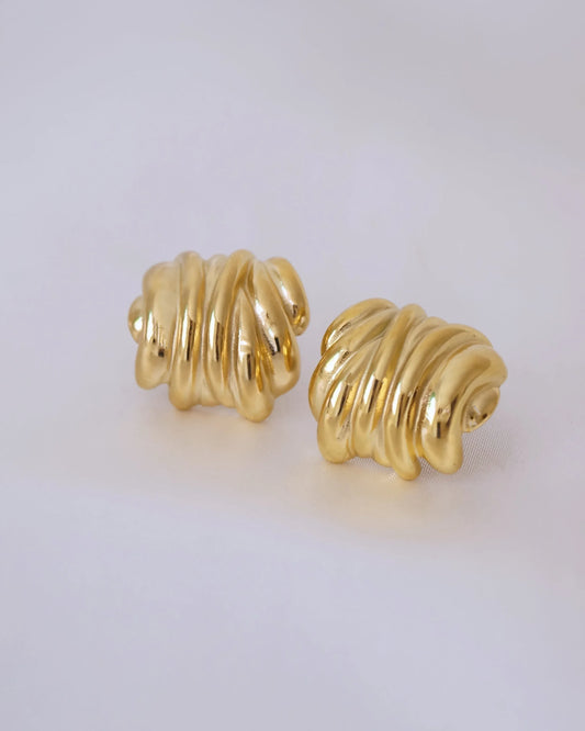 Boucles d'oreilles "KELLY" - Bleu Saphir