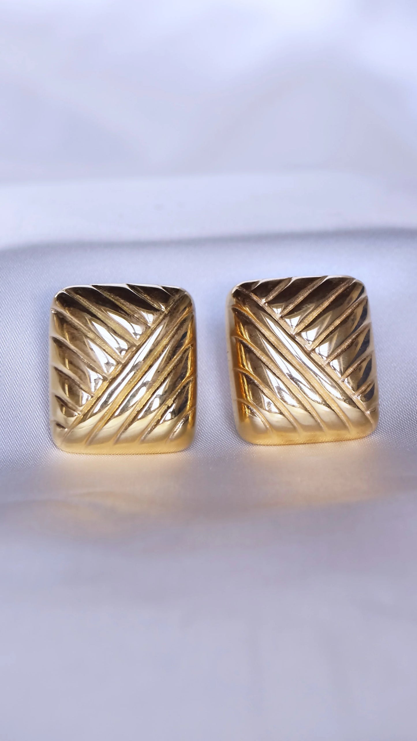 Boucles d'oreilles "OLIVIA" - Bleu Saphir