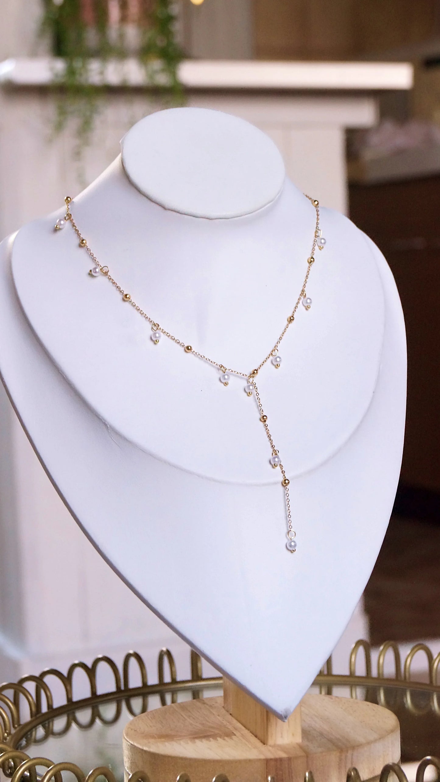 Collier "PLUIE D'ÉTOILE" - Bleu Saphir