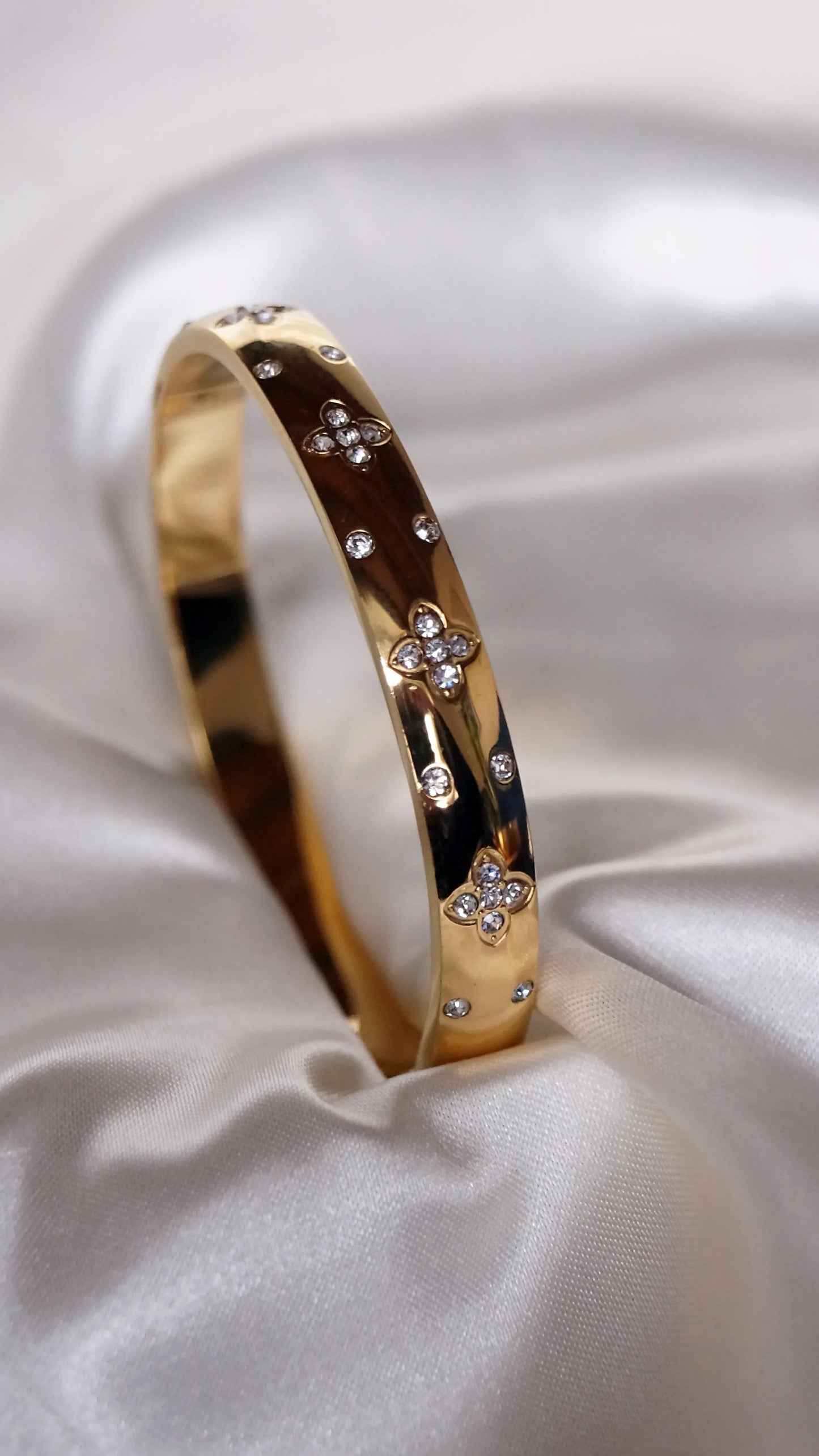 Bracelet jonc "KYLIE" - Bleu Saphir