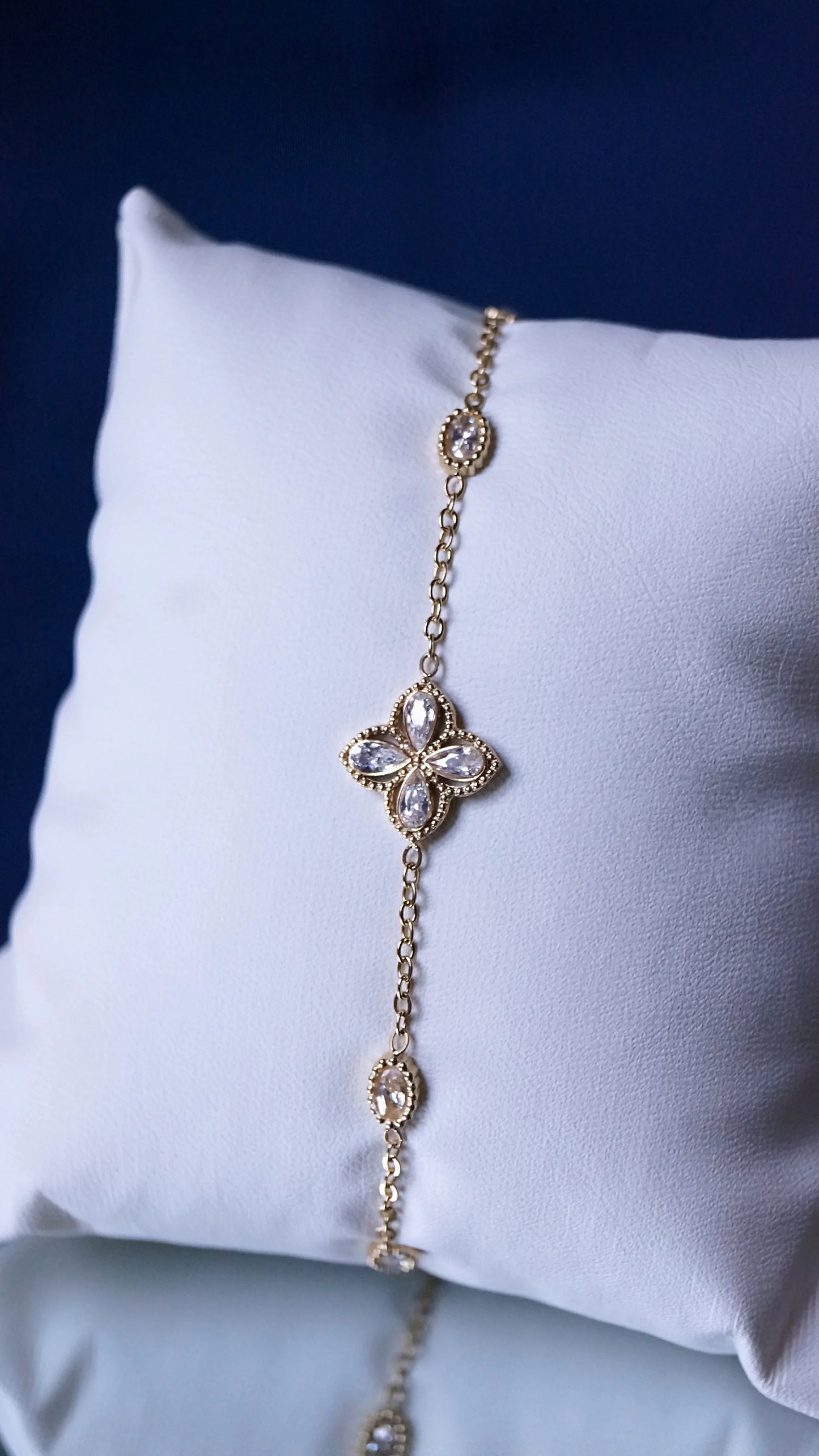 Bracelet "MILA" - Bleu Saphir