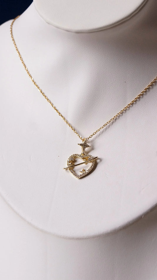 Collier "VIDA" - Bleu Saphir