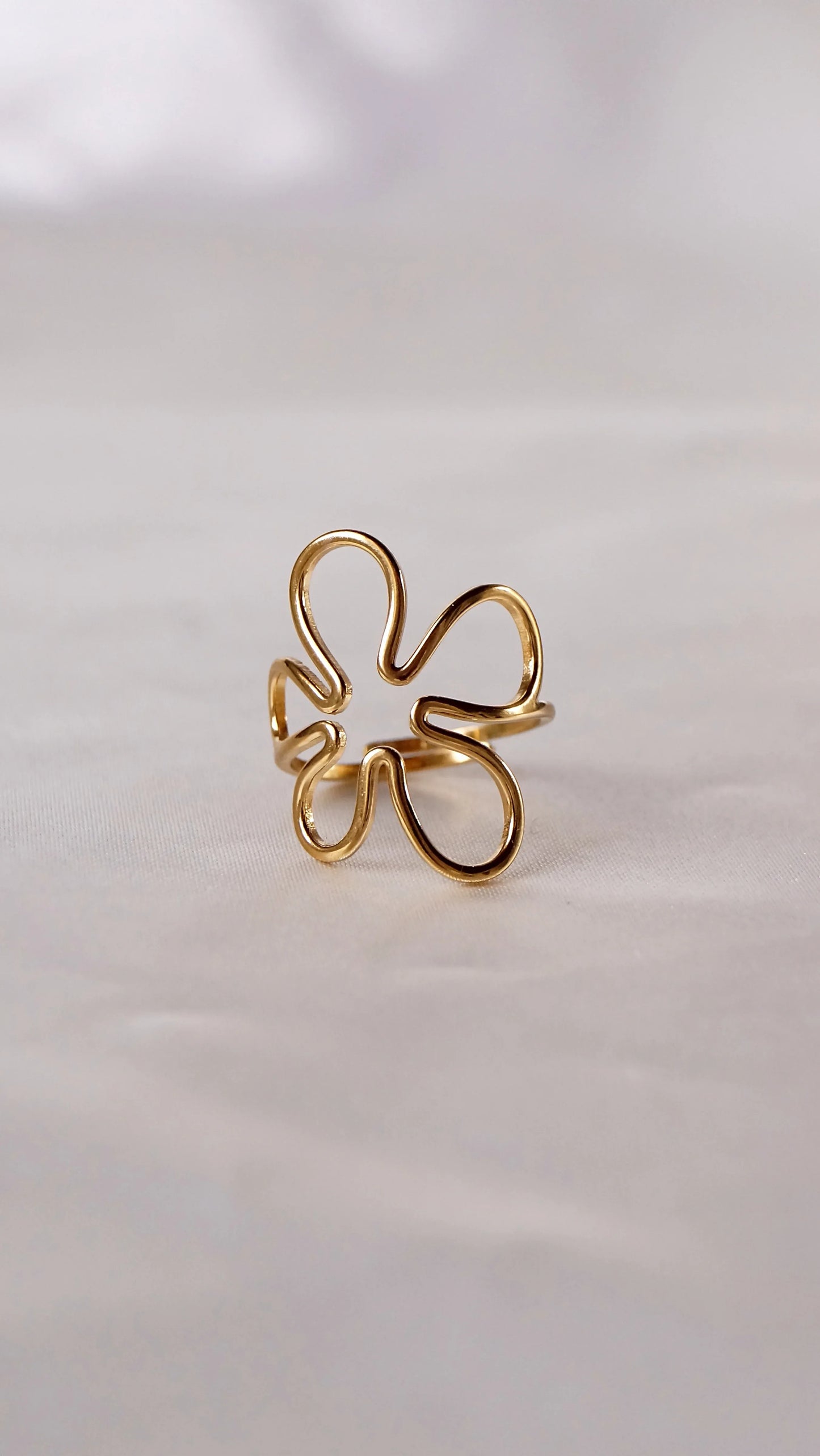 Bague "TROPICALE" - Bleu Saphir