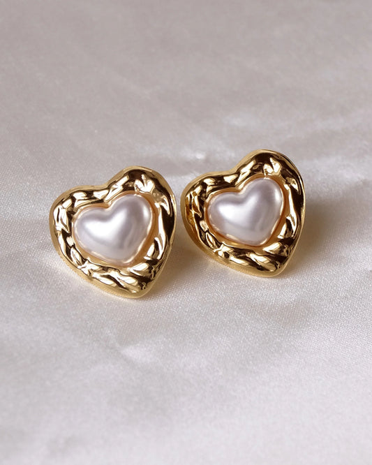 Boucles d'oreilles "PERLA" - Bleu Saphir