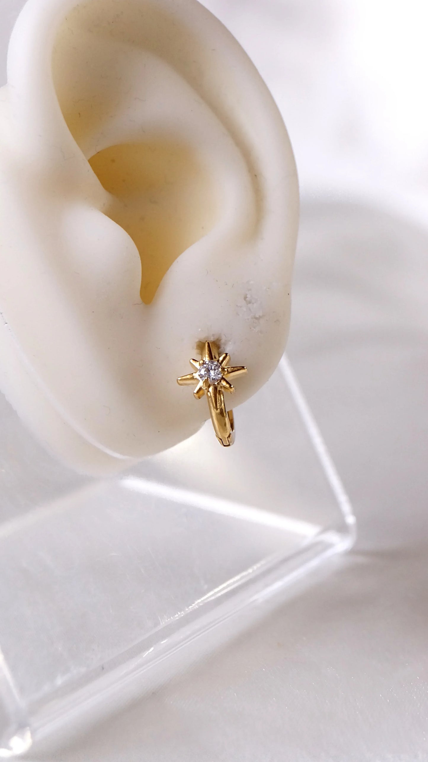 Boucles d'oreilles "HARMONIE" - Bleu Saphir