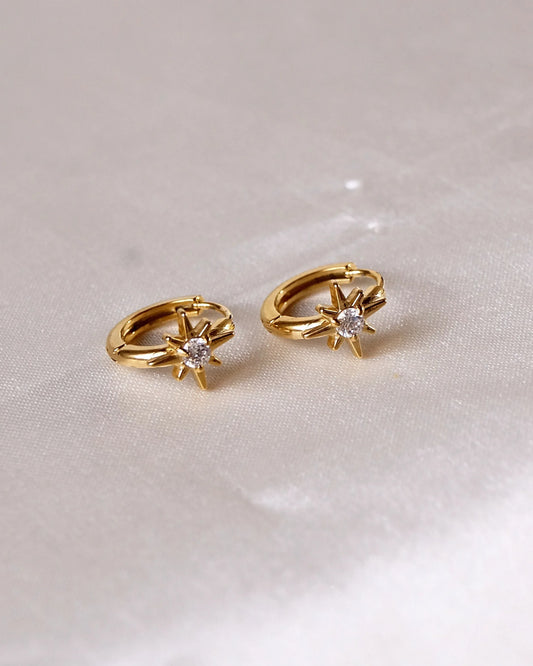 Boucles d'oreilles "HARMONIE" - Bleu Saphir